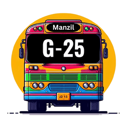 g-25 Bus (From Ittihad Town to Rasheedabad)