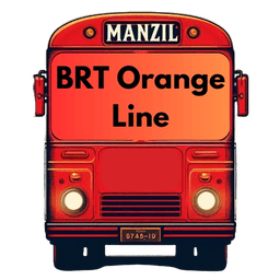 BRT Metro Orange Line (Board Office to Nadra Center)