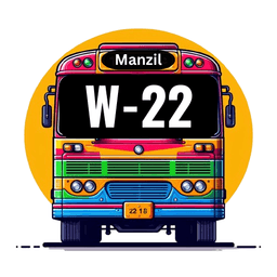 W-22 Mini Bus (Nai Abadi to Korangi No. 2 1/2)